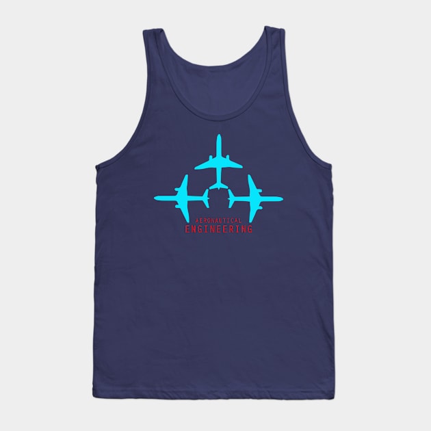 aeronautical engineering aerospace engineer Tank Top by PrisDesign99